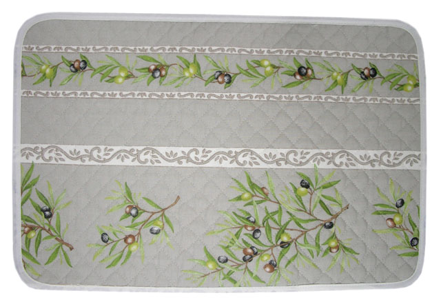 Provence lunch mat non coated (Olives 2005. taupe)